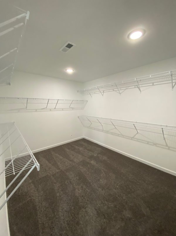 Raeford north carolina home for sale Longwood Crossing Lot 25 - Large Walk-in Closet in Master
